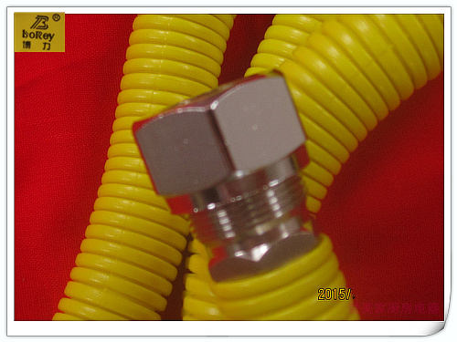 博力304不锈钢燃气管天然气管煤气管金属管不锈钢波纹管 正品保障