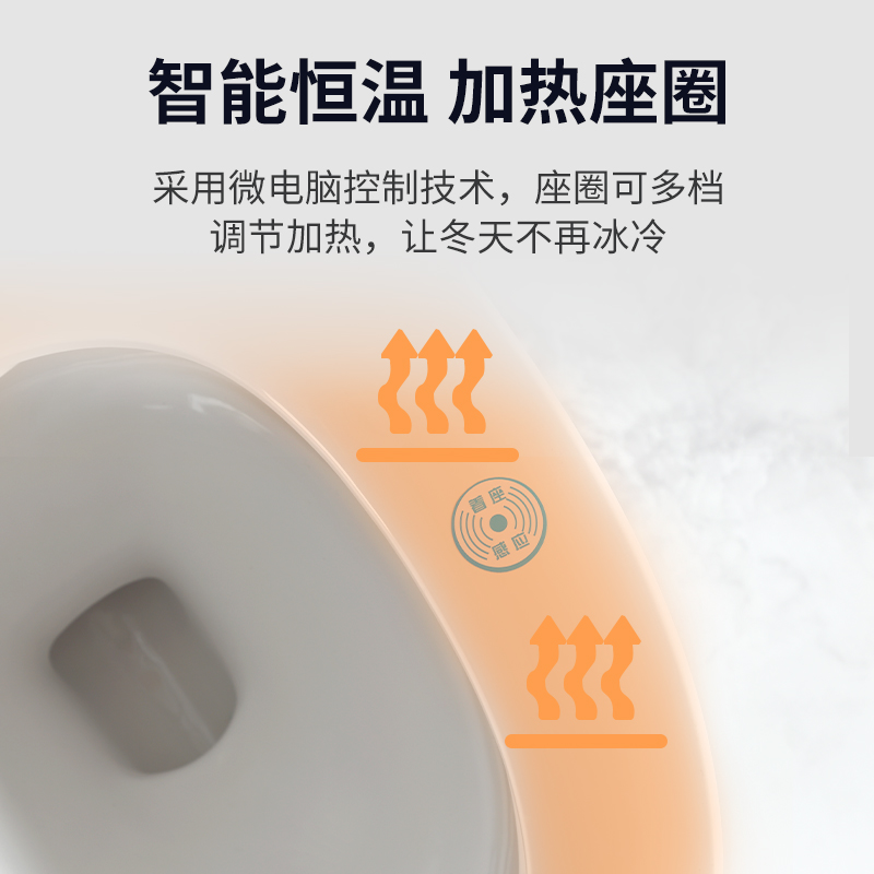 日本惠匠全自动冲洗烘干智能马桶盖加热坐便电动遥控即热式家用