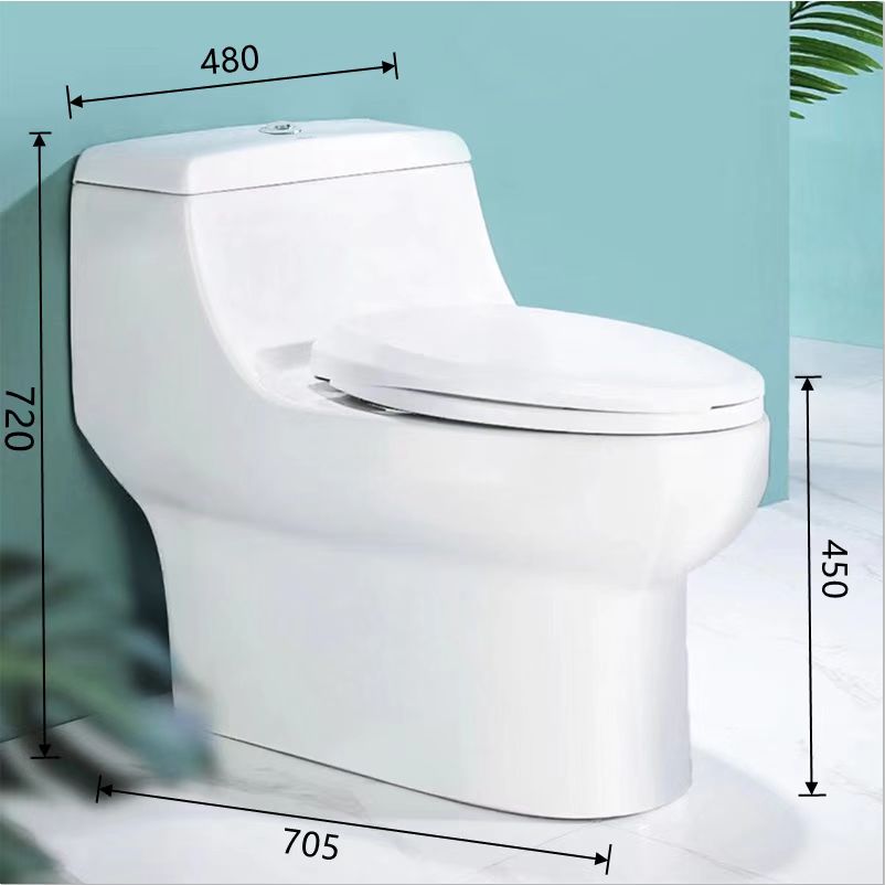 家用墙排地排马桶抽水座便小户型虹吸式卫浴坐便器150 /350坑距i.