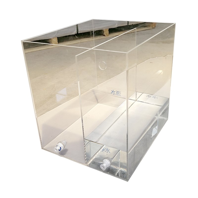 急速发货透明亚克力水箱定制水槽有机玻璃板水槽透明学校实验收纳