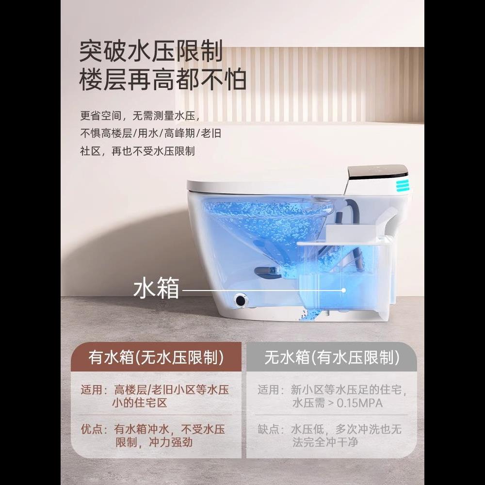 【日本原装】2024新款全自动智能马桶双水路带水箱无水压紫外杀菌