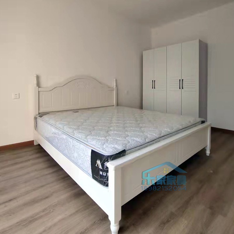 成都地中海公主床租房用家具双人单人床1.5米简约便宜欧式实木床