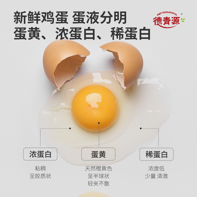 德青源鸡蛋供港级鲜鸡蛋40枚NSF无抗生素认证营养早餐非柴土鸡蛋