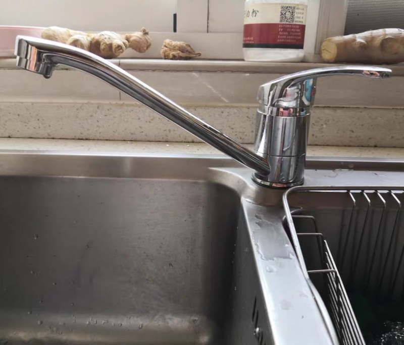冷热水槽动洗碗槽立式矮池颈转碗款洗菜盆加长厨房水龙头可旋转可