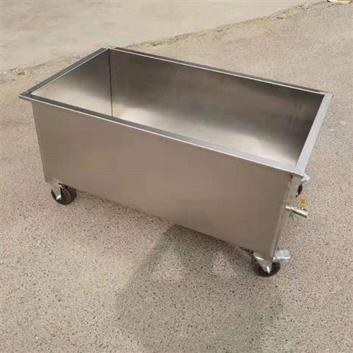 304不锈钢水箱长方形大容量储水容器水槽清洗桶浸泡池储水池移动
