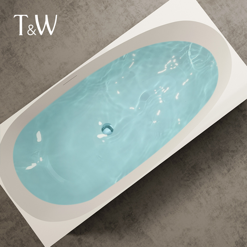 TW特拉维尔长方形亚克力浴缸家用小户型独立式卫生间酒店民宿浴盆