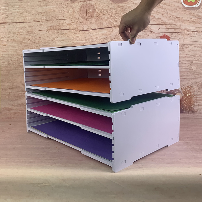 工程图PVC画纸柜画室4K开卡纸收纳柜多功能纸张存储架多层画纸架
