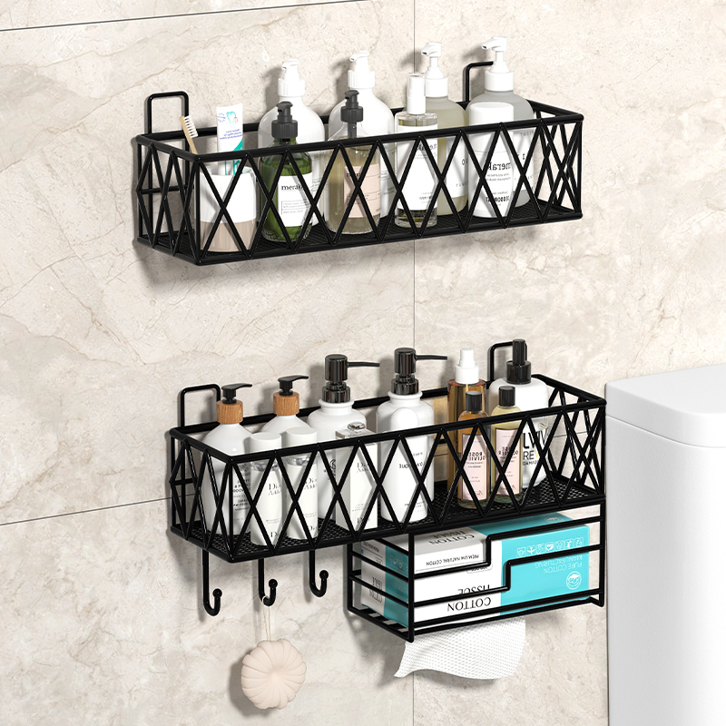 卫生间纸巾盒厕所卫生纸马桶收纳置物架免打孔浴室壁挂抽纸盒创意