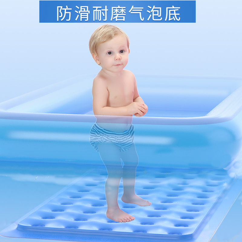 充气游泳池儿童家用水池大人小孩折叠浴缸婴儿游泳桶戏水池宝宝