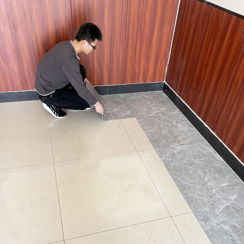 地板贴自粘地板革 加厚耐磨防水pvc石塑地板垫大理石地砖贴纸家用