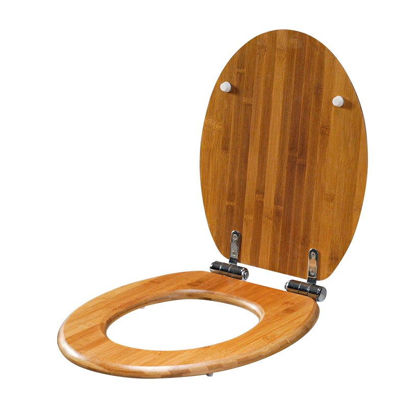 马桶盖家用加厚坐便器木质实木老式马桶圈通用快拆缓冲静音马桶盖