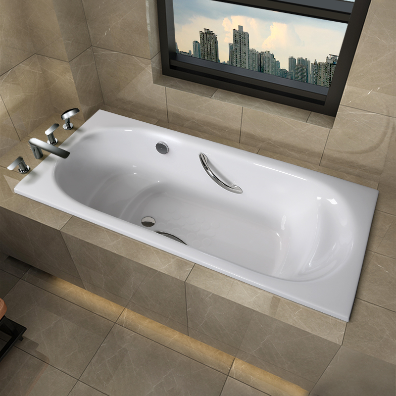 TOTO珠光浴缸嵌入式家用亲子泡澡日式浴池1.5/1.6/1.7米PPY1750HP