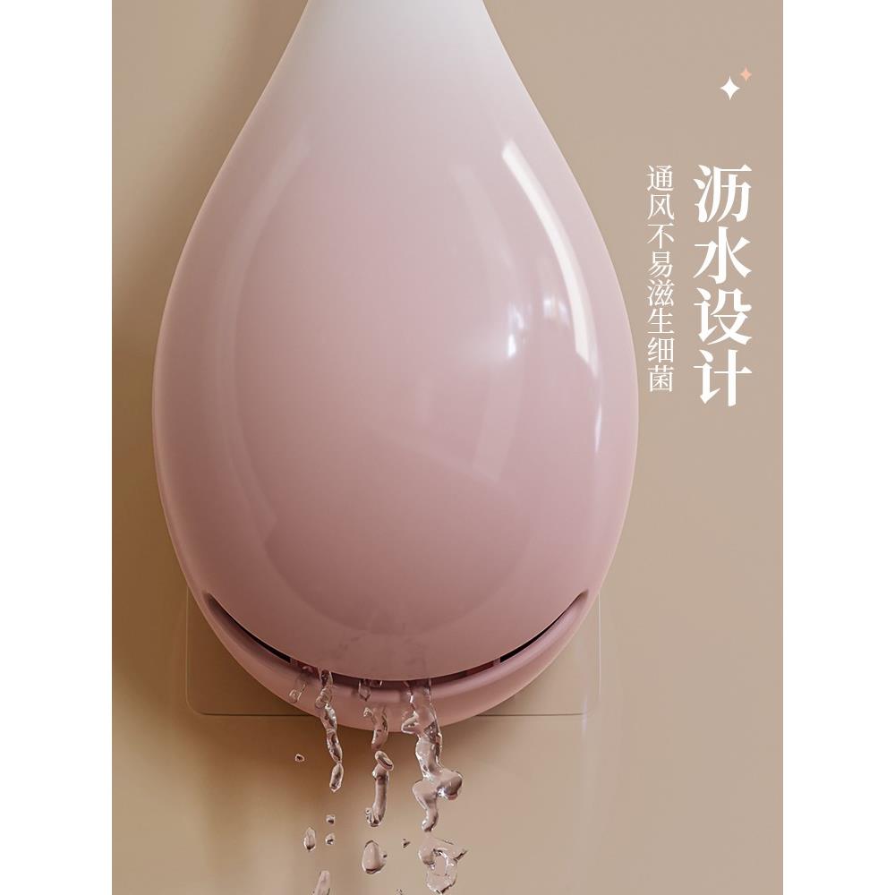 无印MUJ日本马桶刷无死角家用洗卫生间厕所壁挂清洁硅胶神器