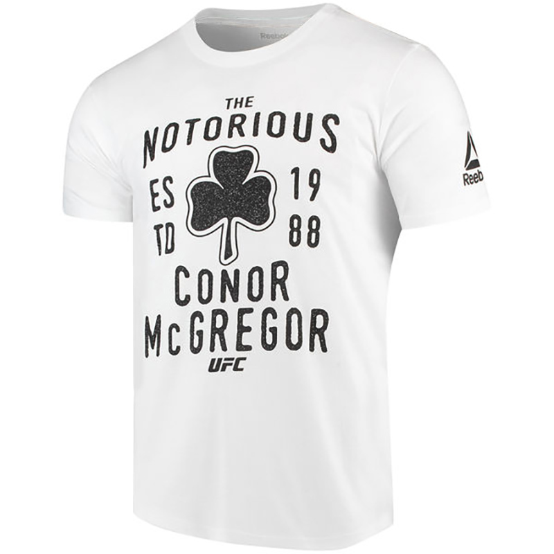 MMA综合格斗UFC锐步男士康纳-麦格雷戈(嘴炮)ESTD1988运动短袖T恤