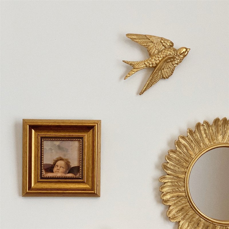 复古珍珠挂画欧式复古小众中古现代装饰画法式家居装饰照片墙定制