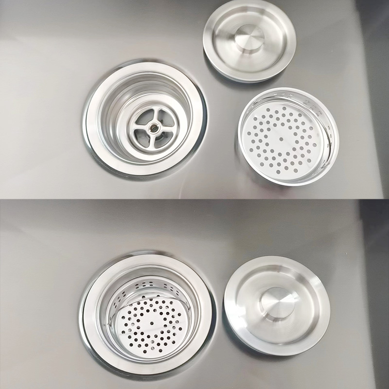 洗菜盆下水管水槽下水器厨房不锈钢单槽后置侧排水管淘洗碗池配件