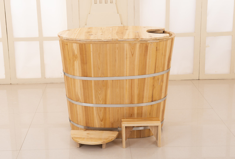 加厚木桶浴桶沐浴桶成人泡澡桶汗蒸熏蒸桶浴缸浴盆实木质
