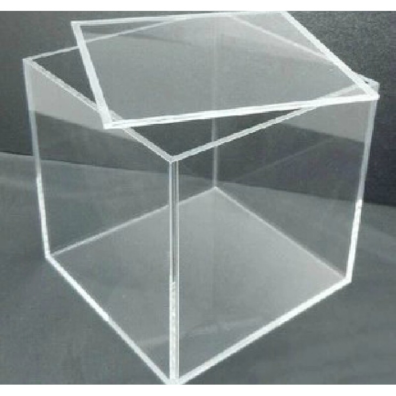 展示盒子亚克力定做收纳盒展示架拍摄水槽透明罩有机玻璃板材地台