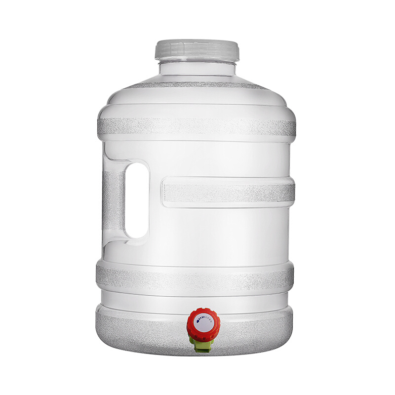 食品级纯净水桶茶台蓄水家用手提透明饮水桶户外带龙头大口径塑料