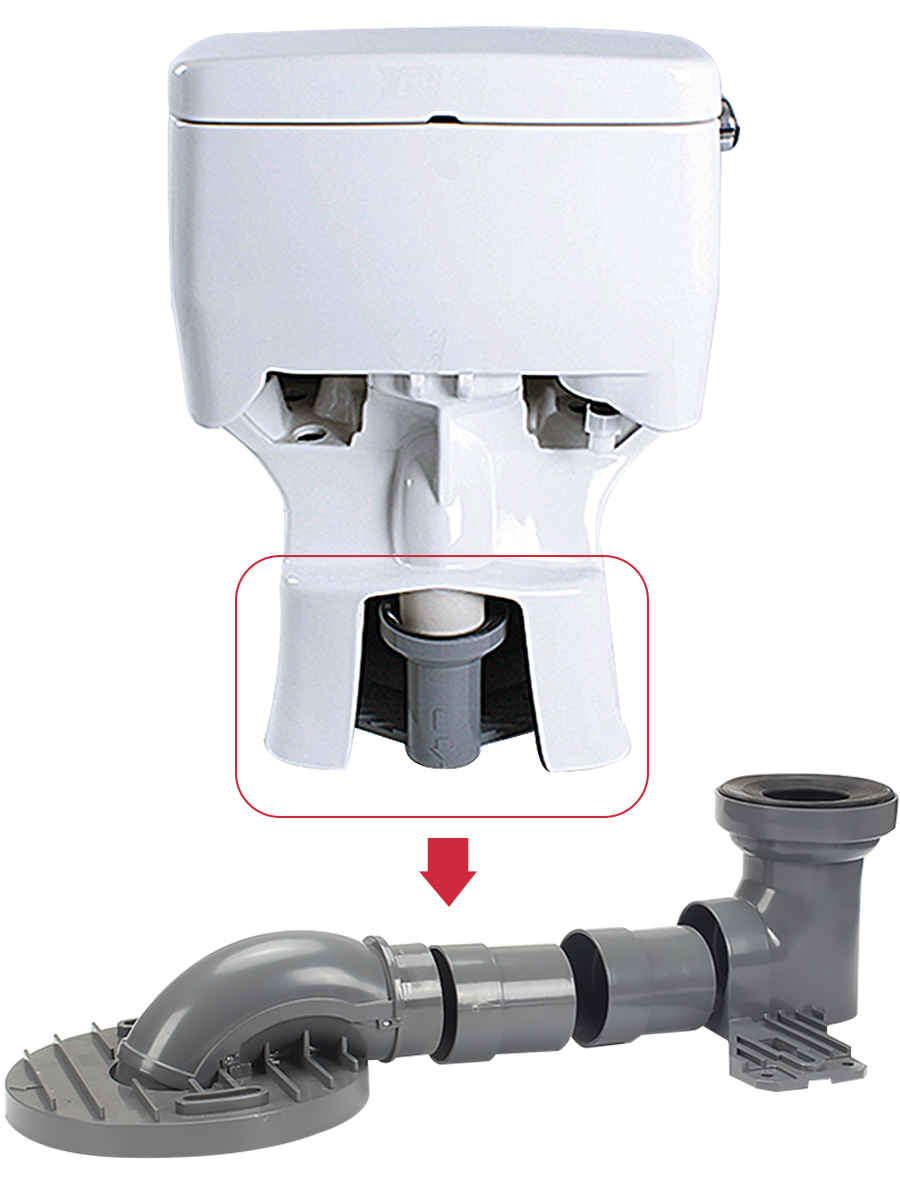 马桶移位器适用于TOTO科勒美标坐便器免挖加长排污坑管明装不挖地
