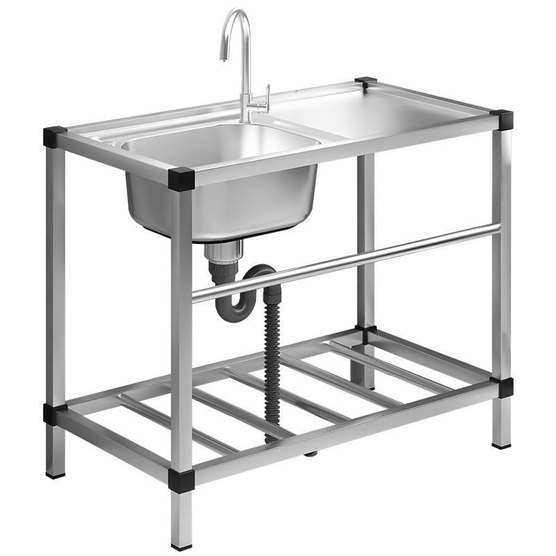 槽支架4洗菜盆不锈钢水槽洗碗池洗手台带30厨房盆家用水池工作台
