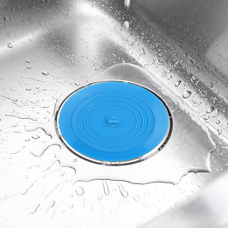 硅胶水槽塞卫生间下水道吸盘式地漏盖防臭盖厨房水池浴缸堵水塞