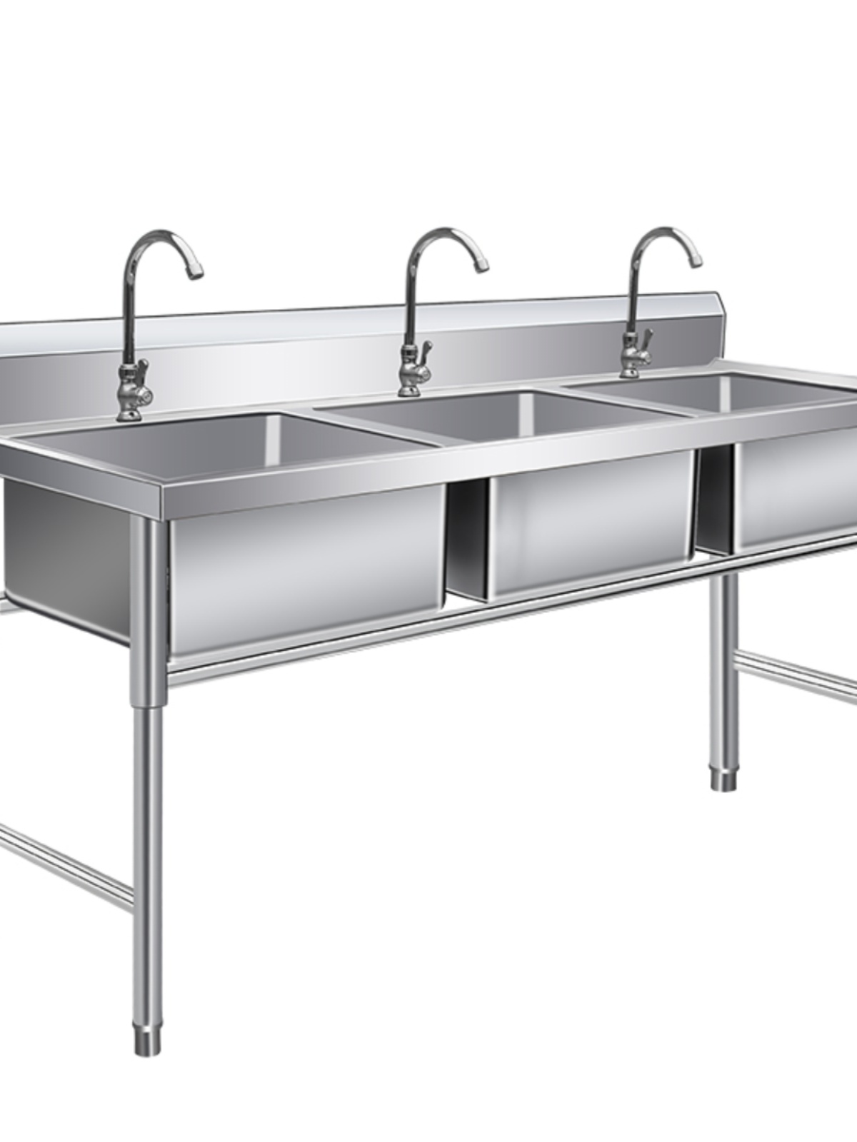 厨房304不锈钢水池柜水槽洗衣大单槽洗碗池商用洗菜盆洗手盆家用