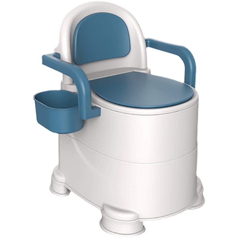 老人孕妇坐便器可移动马桶家用室内简易便携老年人坐便椅尿桶防臭