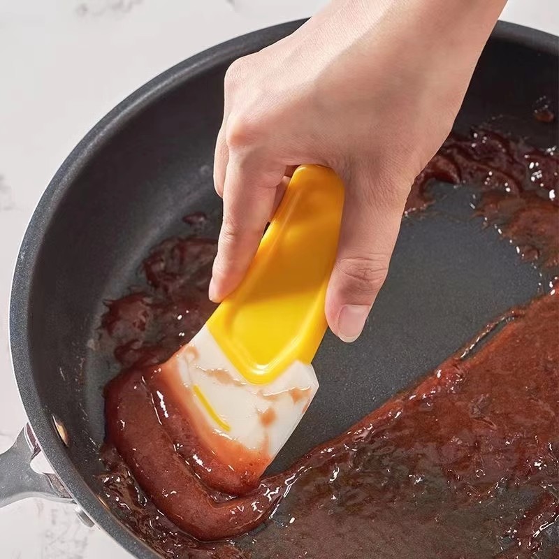 日式硅胶刮刀大号耐高温奶油抹刀蛋糕搅拌铲刀子烘焙工具油污铲