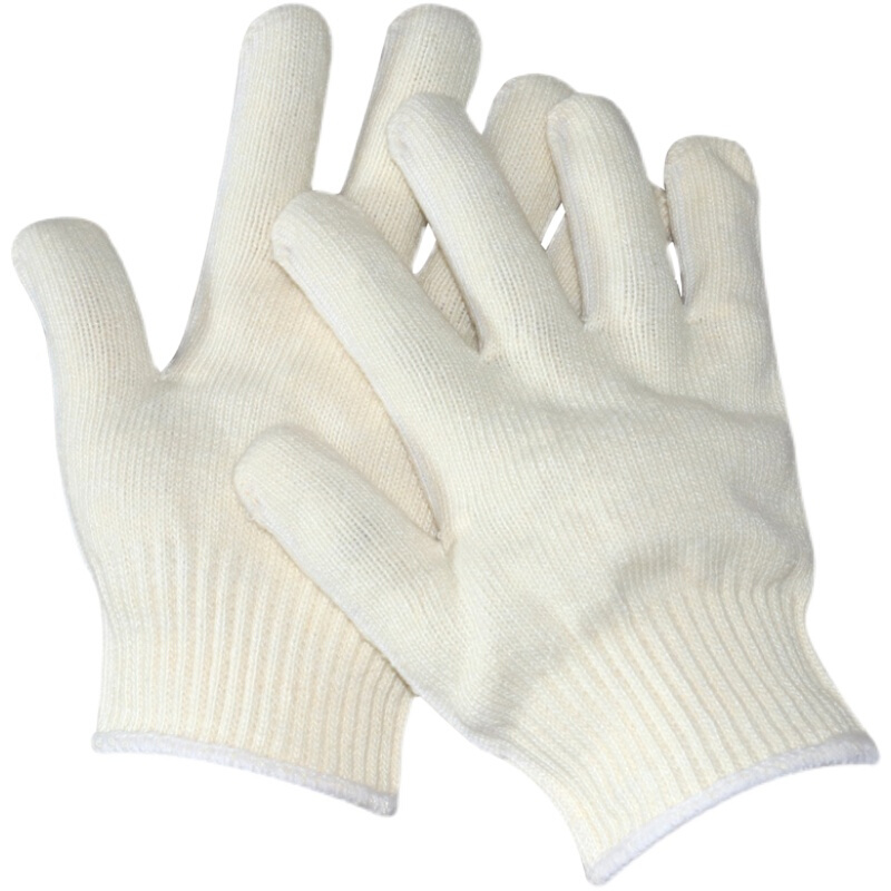 尼龙手套加厚劳保耐磨 工作防护白棉纱棉线劳动男女工地干活手套