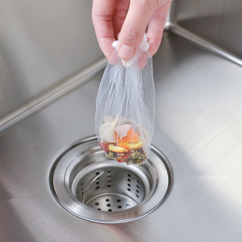 厨房水池塞排水口垃圾袋水槽隔水过滤网袋洗菜洗碗池残渣水切袋网