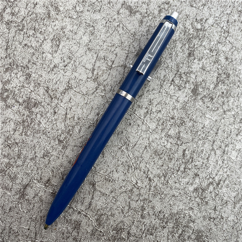 可写 丰华631圆珠笔单色塑料笔杆库存圆珠笔原子笔蓝色油性按压式