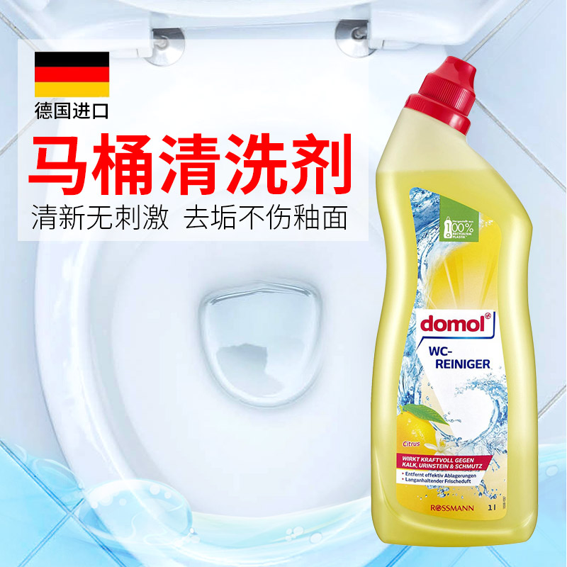 德国进口domol厕所除臭神器马桶除垢除臭去异味洁厕灵清洁剂1L