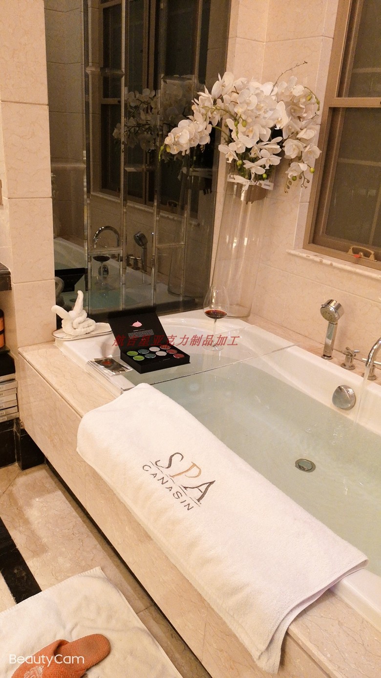 正品亚克力浴缸架SPA浴缸桌浴室浴缸隔板浴缸置物架板泡澡手机木