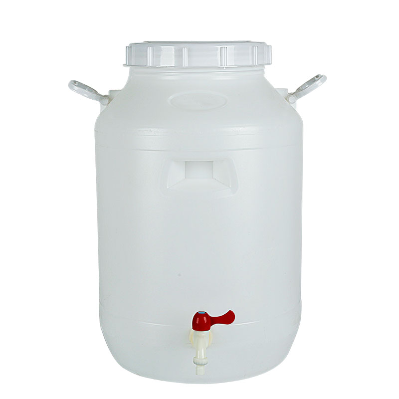 食品级塑料桶加水龙头厚家用带盖酵素桶密封发酵酿酒桶大号储水桶