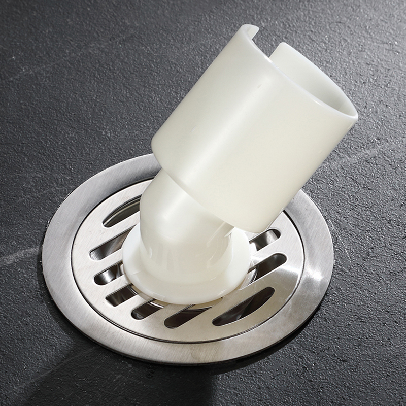 圆形地漏防臭器不锈钢卫生间下水道盖子下水口双用反堵味神器老式