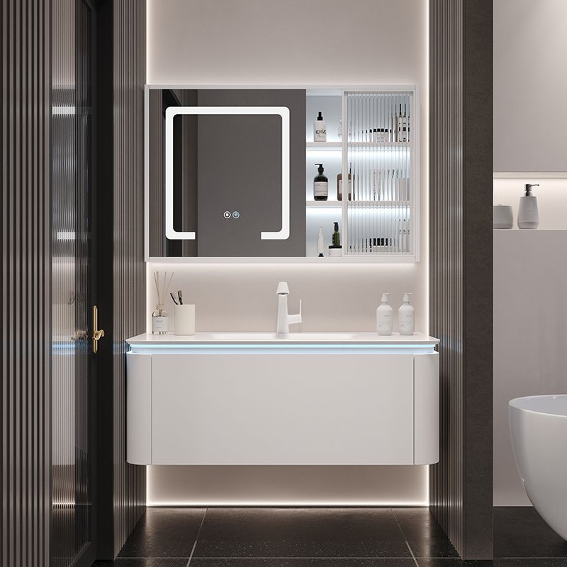 浴室柜组合简约日式可丽耐卫生间洗漱台洗手面盆洗脸池卫浴智能镜