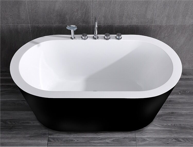 靓勒亚克力日式浴缸1.4-1.8米独立成人深泡按摩浴盆 民宿彩色定制