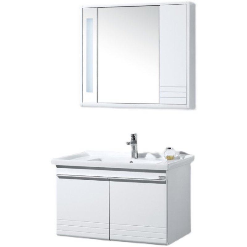 KONNA/康纳 KN8845简约现代风格实木浴室柜组合镜柜浴