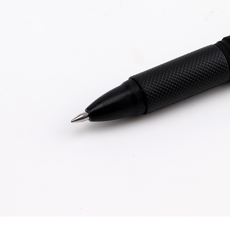 宝克中性笔口袋笔随身携带短笔子弹头黑色1388迷你中性笔0.5短杆签字笔插取式小型碳素笔学生用黑色写字笔