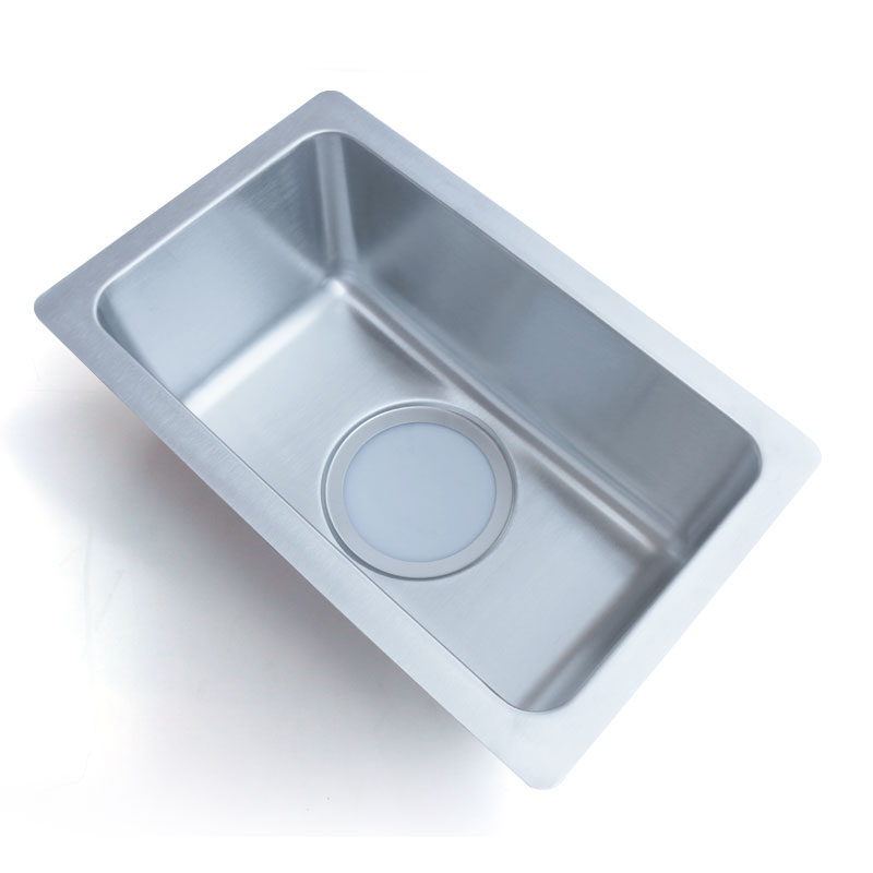 304不锈钢迷你水槽小单槽野营房车洗手池R角长方形厨房吧台洗菜盆