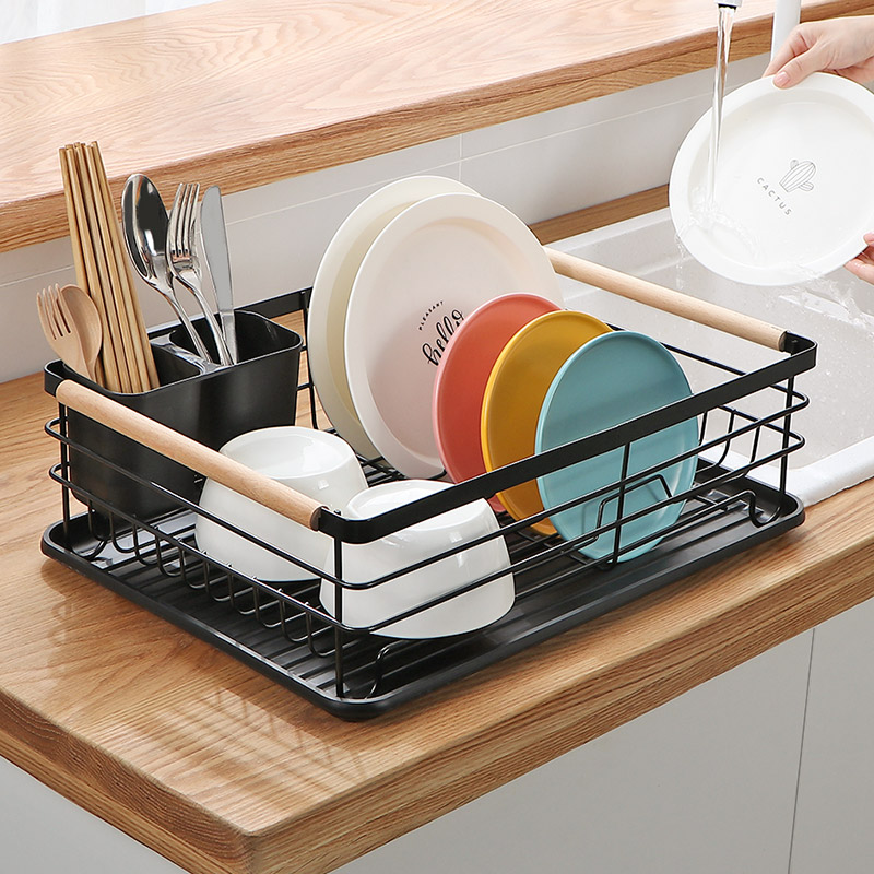 沥水碗架厨房碗碟架沥水架盘子收C纳家用放碗水槽置物架碗筷滤水